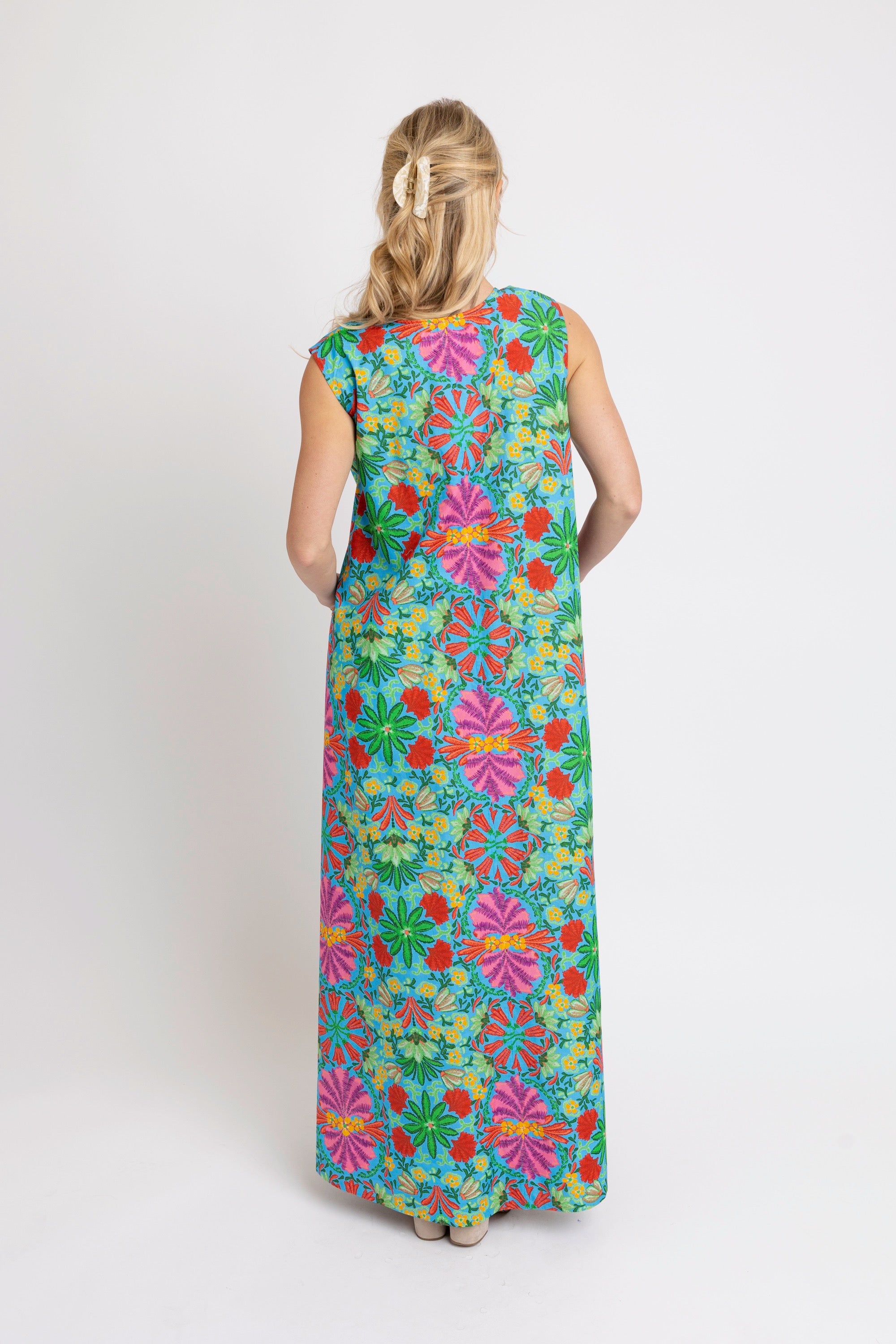Karlie | Printed Scoop Maxi Dress