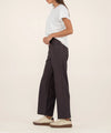 Charlotte High Rise Wide Leg in Chocolate Stripe