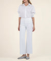 Kut Meg White High Rise Wide Leg