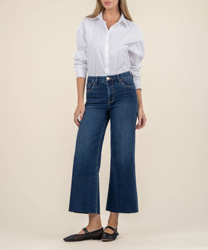 Kut Meg High Rise Wide Leg in Demure Wash