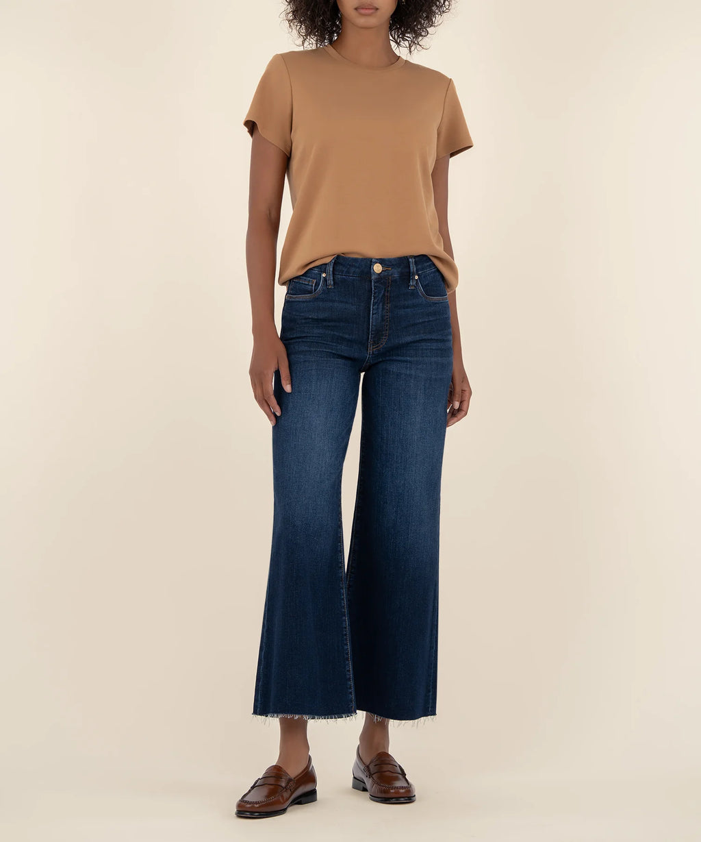 Kut Meg High Rise Wide Leg in Innoxious Wash