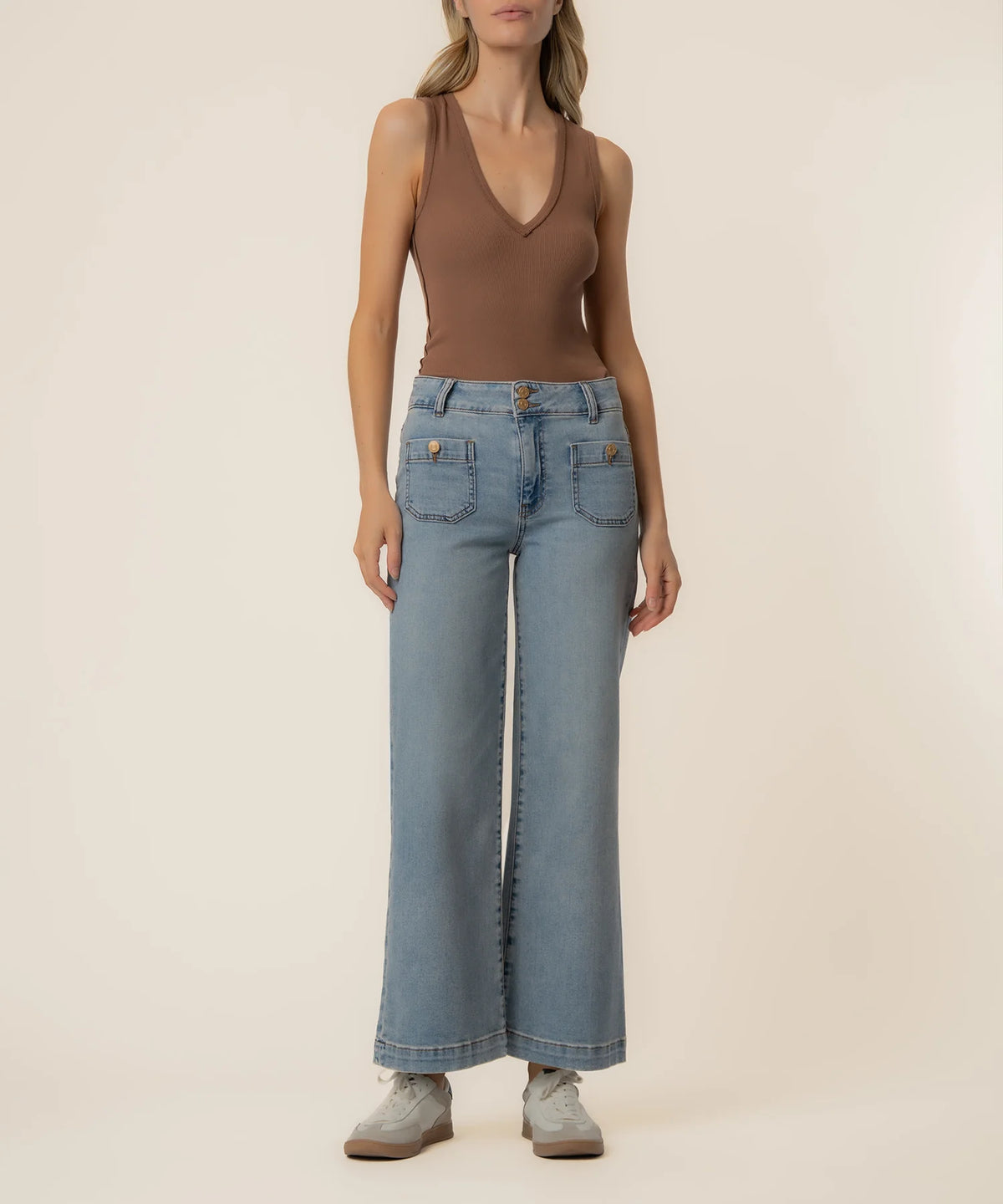 Kut | Meg High Rise Front Square Patch in Brilliant