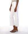 Kut Kelsey High Rise Ankle Flare in Optic White