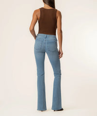 Kut | Natalie Mid Rise Flare 5 Pocket in Lively Wash