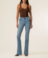 Kut | Natalie Mid Rise Flare 5 Pocket in Lively Wash