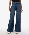 Kut Margo Mid Rise Wide Leg Jean in Quality Stone Wash (SIZE 10)