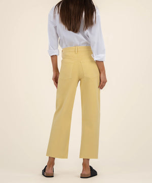 Kut Gwen High Rise Wide Leg in Daffodil