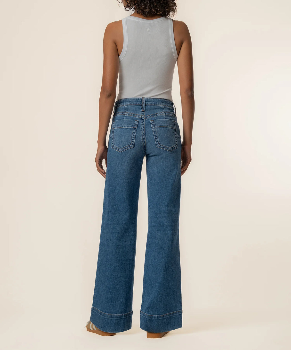 KUT | Maya High Rise Wide Leg Jean