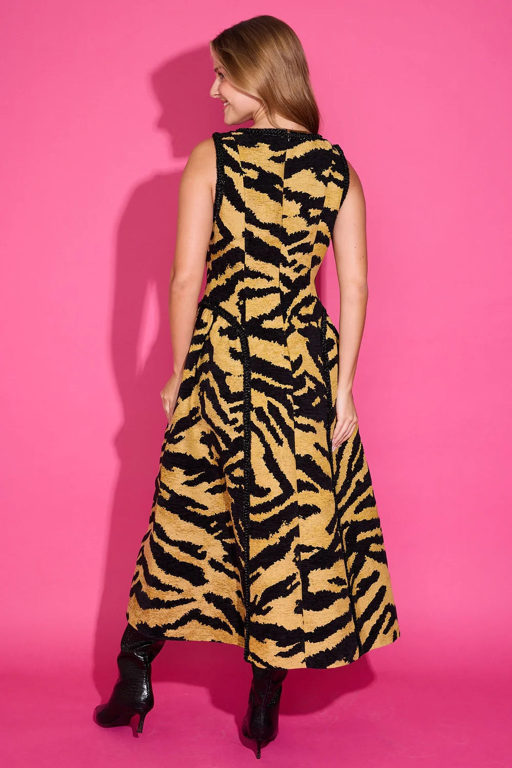 Alden Adair | Juniper Dress in Noir Cat