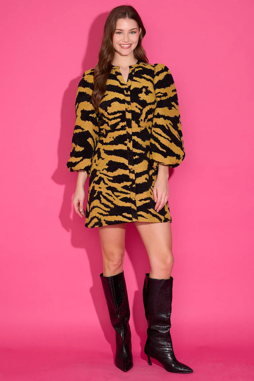 Alden Adair | Athena Dress in Noir Cat