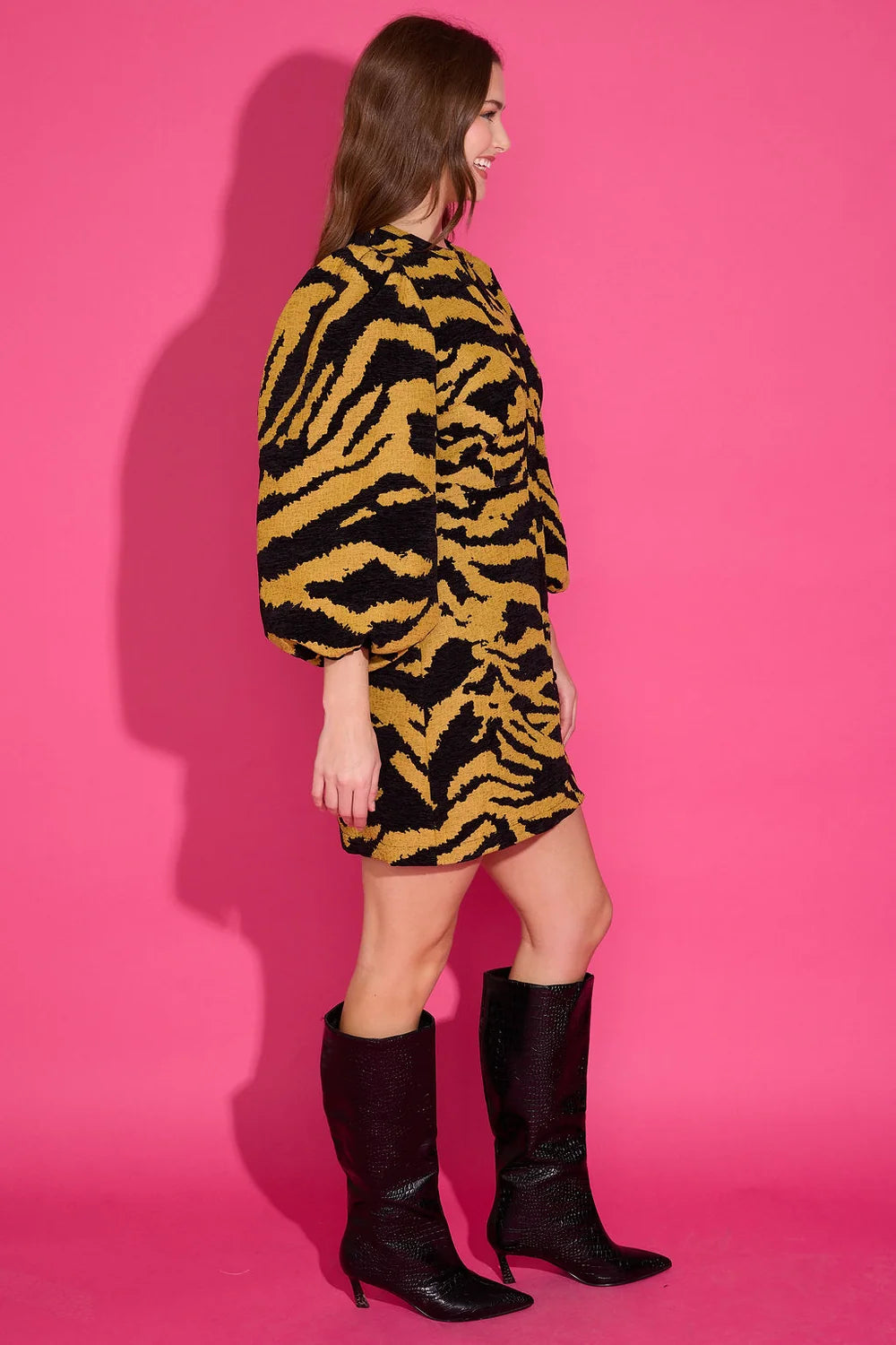 Alden Adair | Athena Dress in Noir Cat