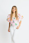 Karlie Toucan Fruit Square Neck Top
