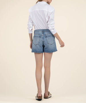 Kut Jane High Rise Short in Peaceful Wash