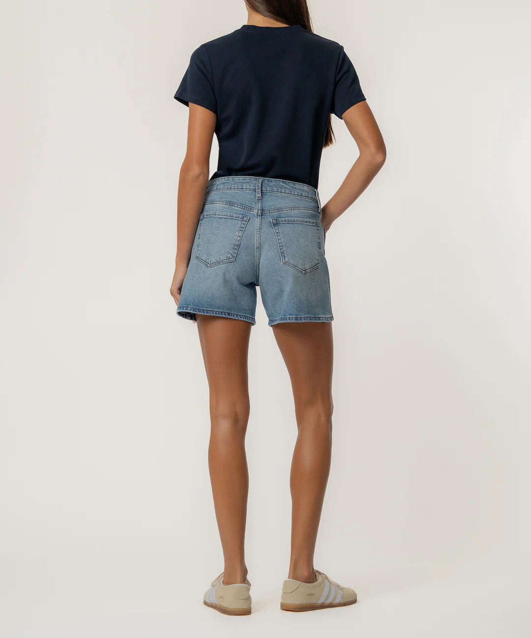 Kut Jane High Rise Long Short in Peaceful