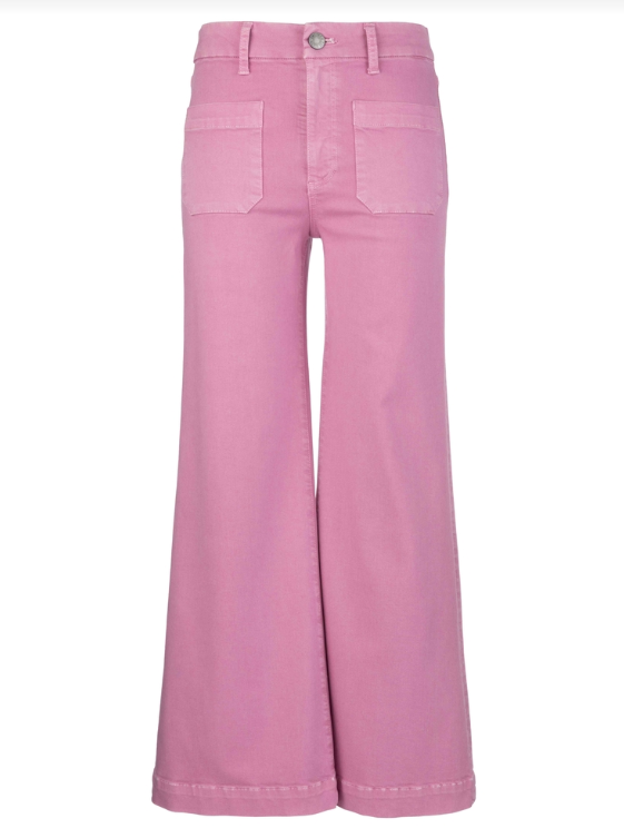 KUT | Cupcake Pink Meg High-Rise w/ Front Patch Pockets