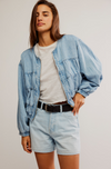 Free People Layla Denim Jacket (1 XL)