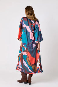 Crosby | Ryker Dress in Leaf Study