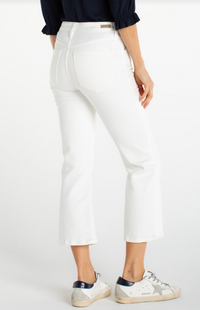 Liverpool | White Hannah Crop Flare