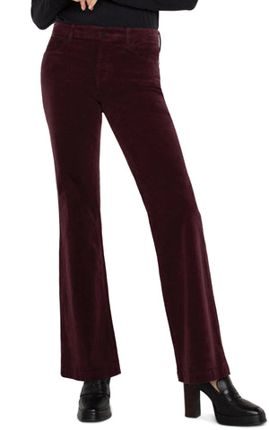 Liverpool Hannah Corduroy Flare in Blackberry (1 SIZE 10)