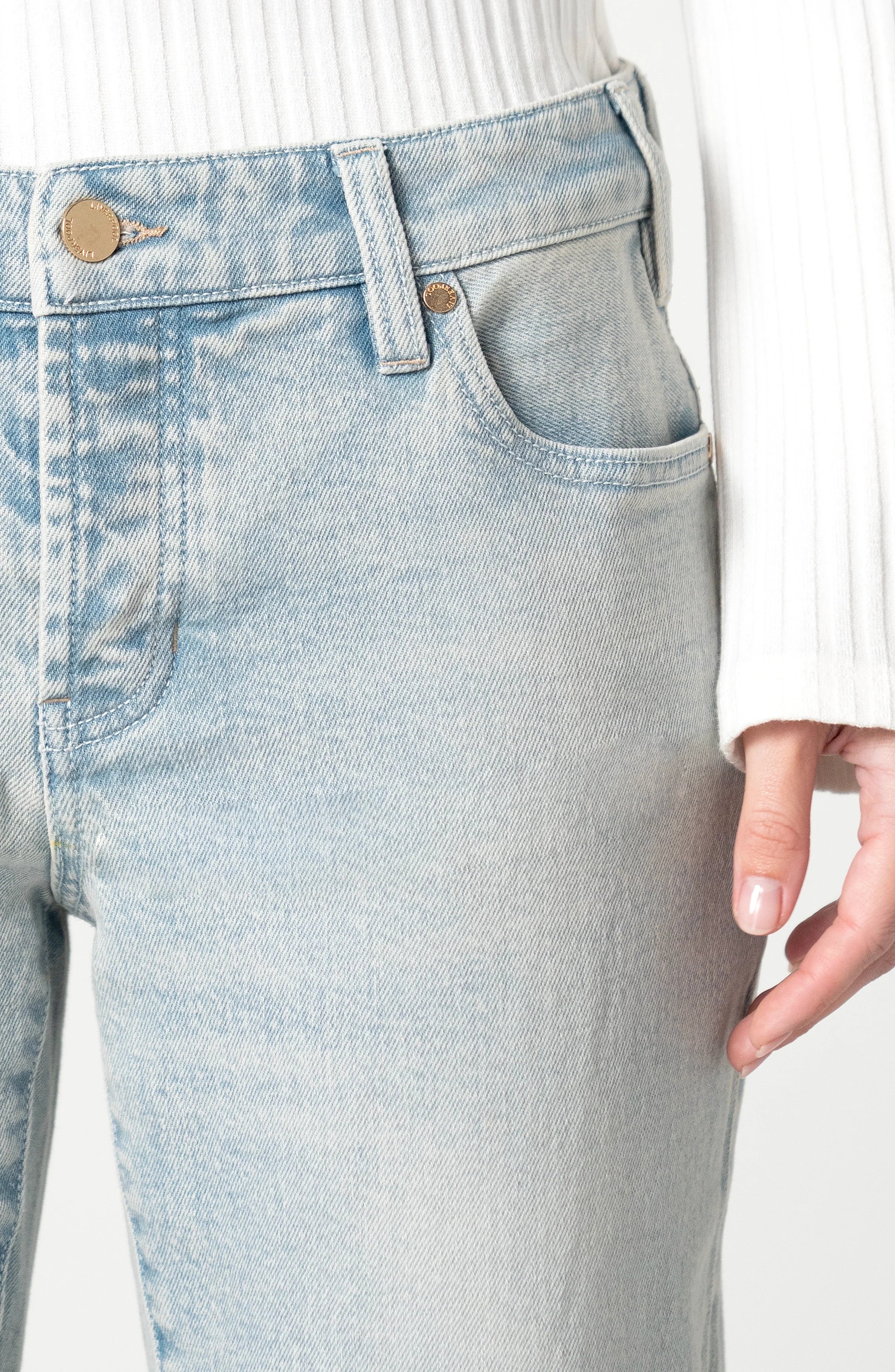 Liverpool | Prairie Mist Dakota Low Rise Loose Flare