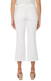 Liverpool White Hannah Cropped Flare