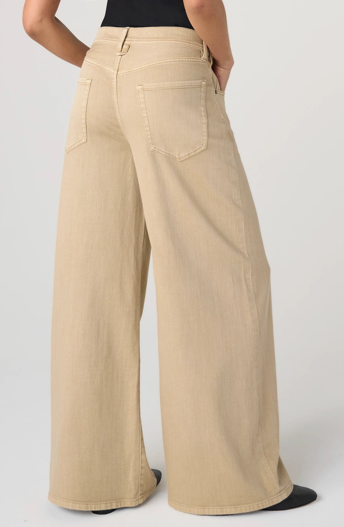 Liverpool | Kit High-Rise Relaxed Wide Leg in Khaki