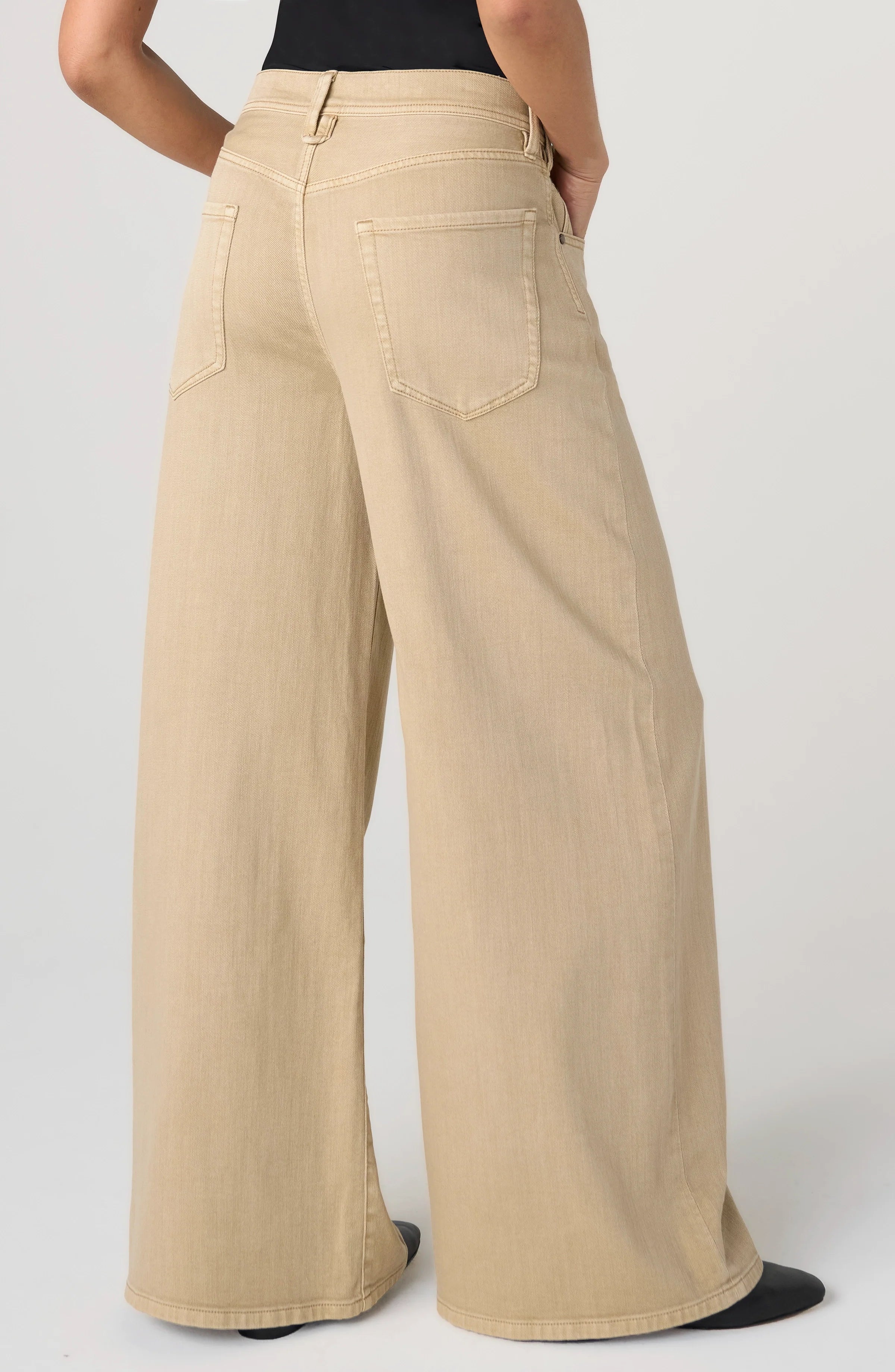Liverpool | Kit High-Rise Relaxed Wide Leg in Khaki