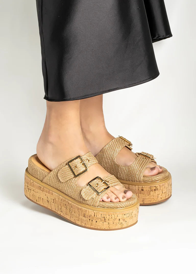 ShuShop | Natural Woven Lucinda Sandal