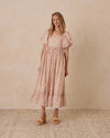 Nora Lee Chloe Dress in Pink Toile