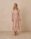 Nora Lee Chloe Dress in Pink Toile