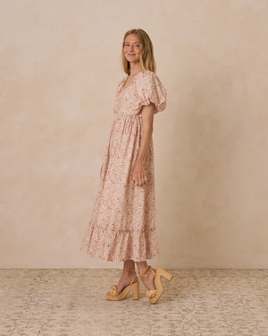 Nora Lee Chloe Dress in Pink Toile