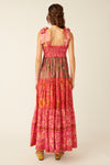 Free People Bluebell Maxi in Magenta Combo