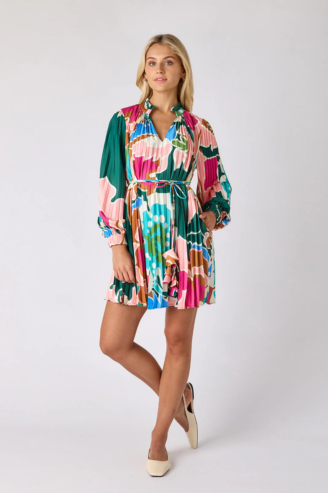 Crosby Heidi Dress in Petal Pop