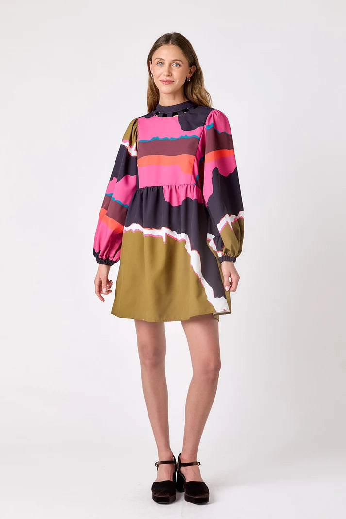 Crosby | Emma Dress in Portoro