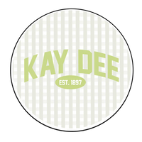 3 inch Gingham Sorority Buttons