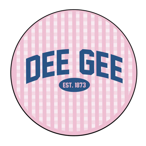 3 inch Gingham Sorority Buttons