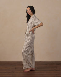 Rylee+Cru | Blue/Grey Fleur Pajama Vintage Set