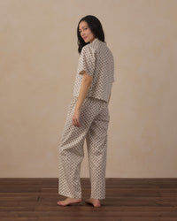 Rylee+Cru | Blue/Grey Fleur Pajama Vintage Set