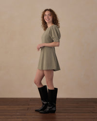 Rylee+Cru | Dark Sage Levi Denim Mini Dress