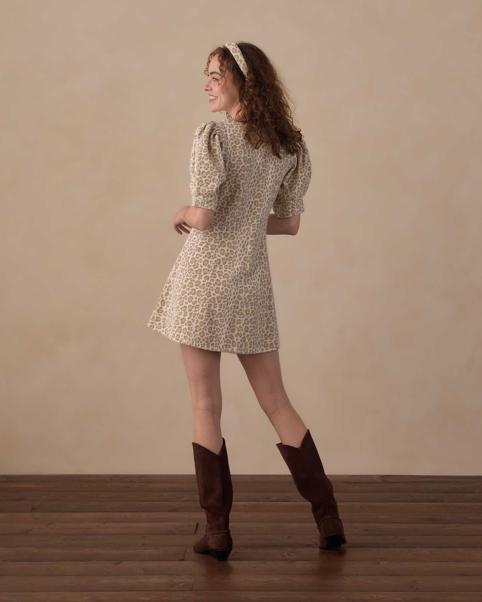 Rylee+Cru | Levi Mini Dress in Leopard