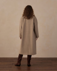 Rylee+Cru | Presley Longline Coat in Stone