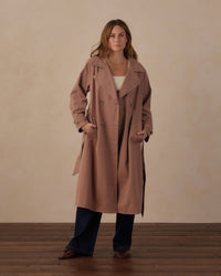 Rylee+Cru | Trench Coat in Clay