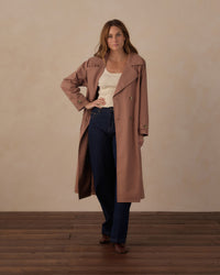 Rylee+Cru | Trench Coat in Clay