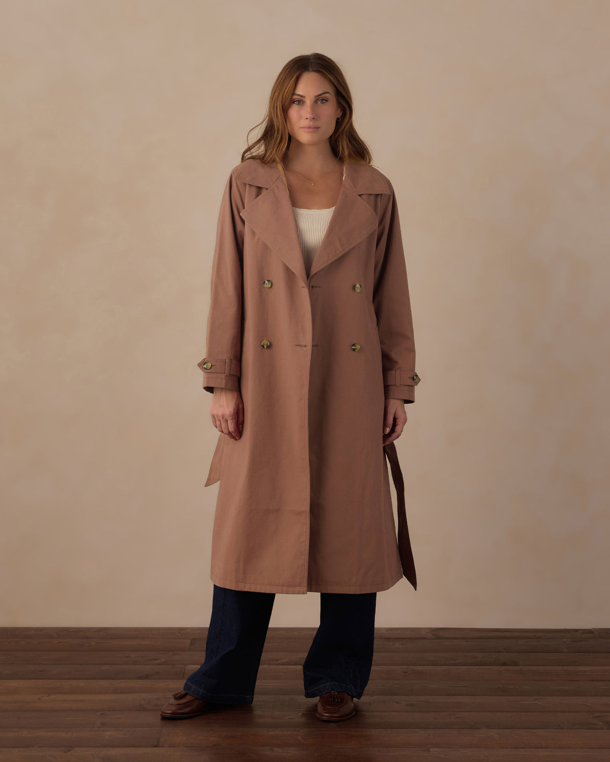 Rylee+Cru | Trench Coat in Clay