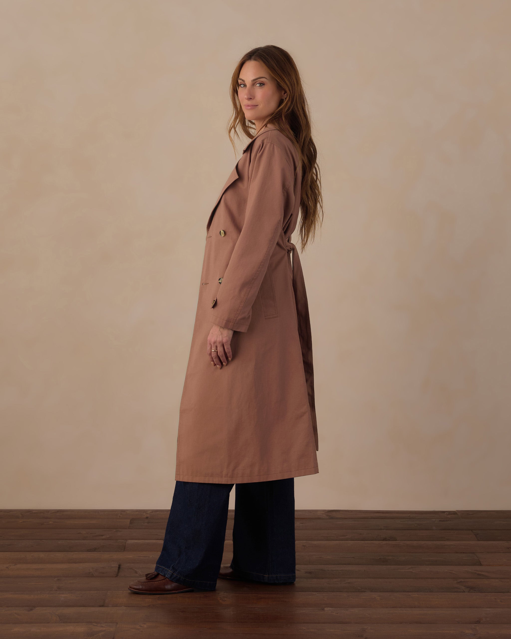 Rylee+Cru | Trench Coat in Clay