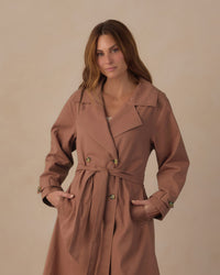 Rylee+Cru | Trench Coat in Clay