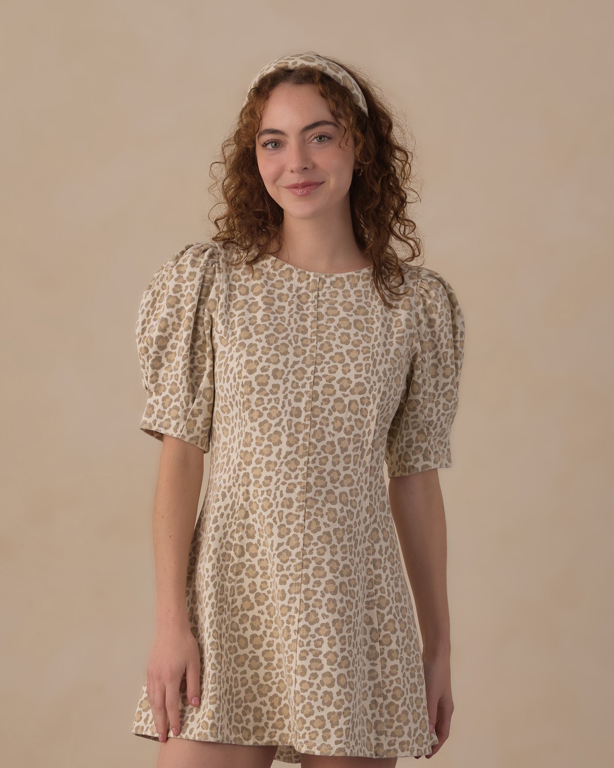 Rylee+Cru | Levi Mini Dress in Leopard