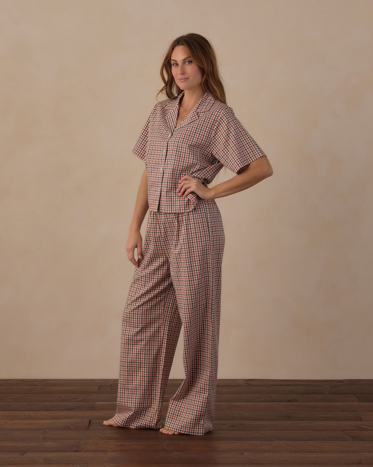 Rylee + Cru | Pajama Set in Holiday Gingham