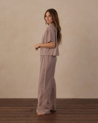 Rylee + Cru | Pajama Set in Holiday Gingham