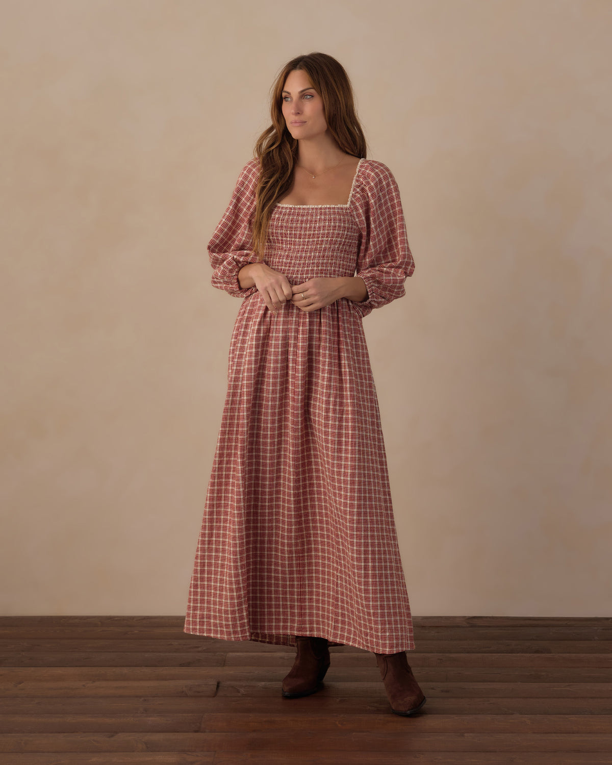 Rylee + Cru | Della Dress in Vintage Plaid